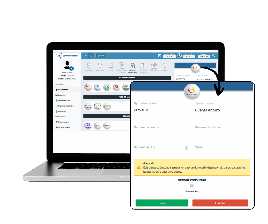 corresponsal bancario