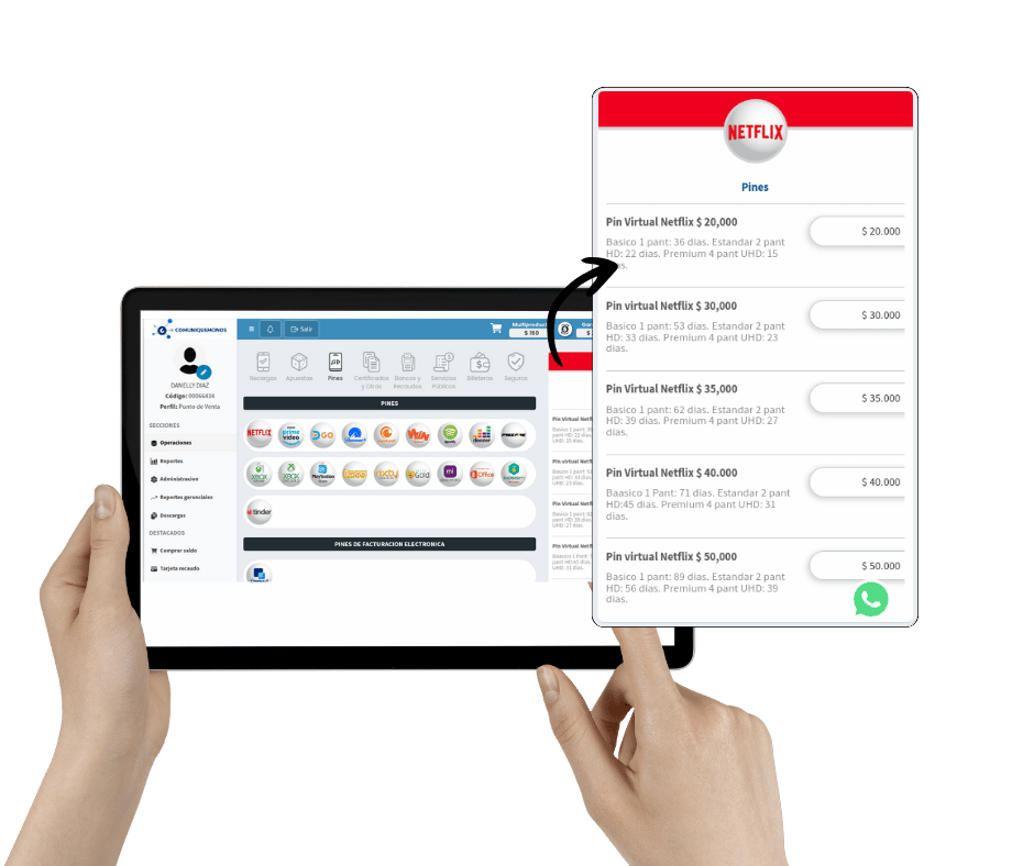 pines de entretenimiento